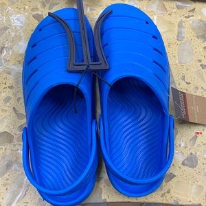 Mens royal blue crocs size 9